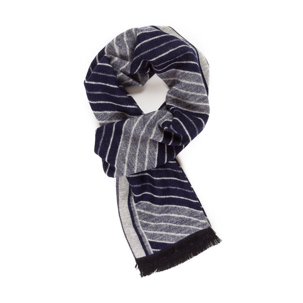 4943 Scarf Reversible Elegant Classic Cashmere Feel Scarves for Fall Winter